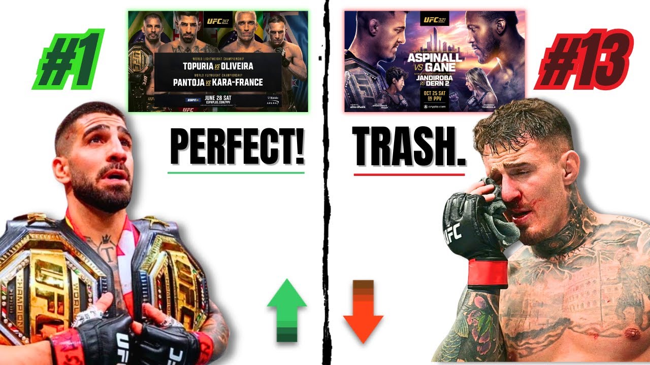 Ranking EVERY UFC PPV in 2025!