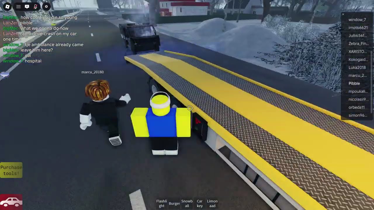 New roblox game called car crash simulater 