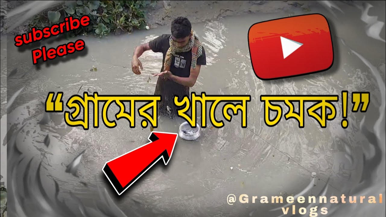 গ্রামের খালে পুটি মাছের সমাহার ! 😱 | Village Fishing