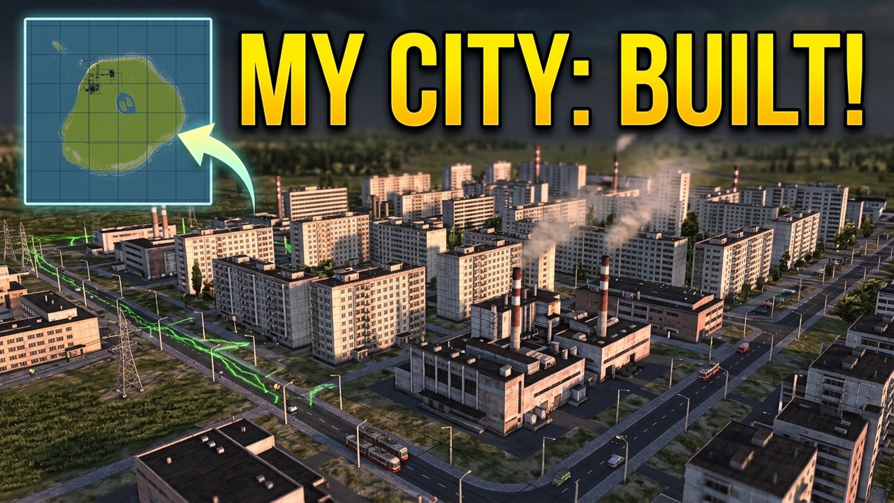 The Full Construction Journey of My Soviet Republic's First City