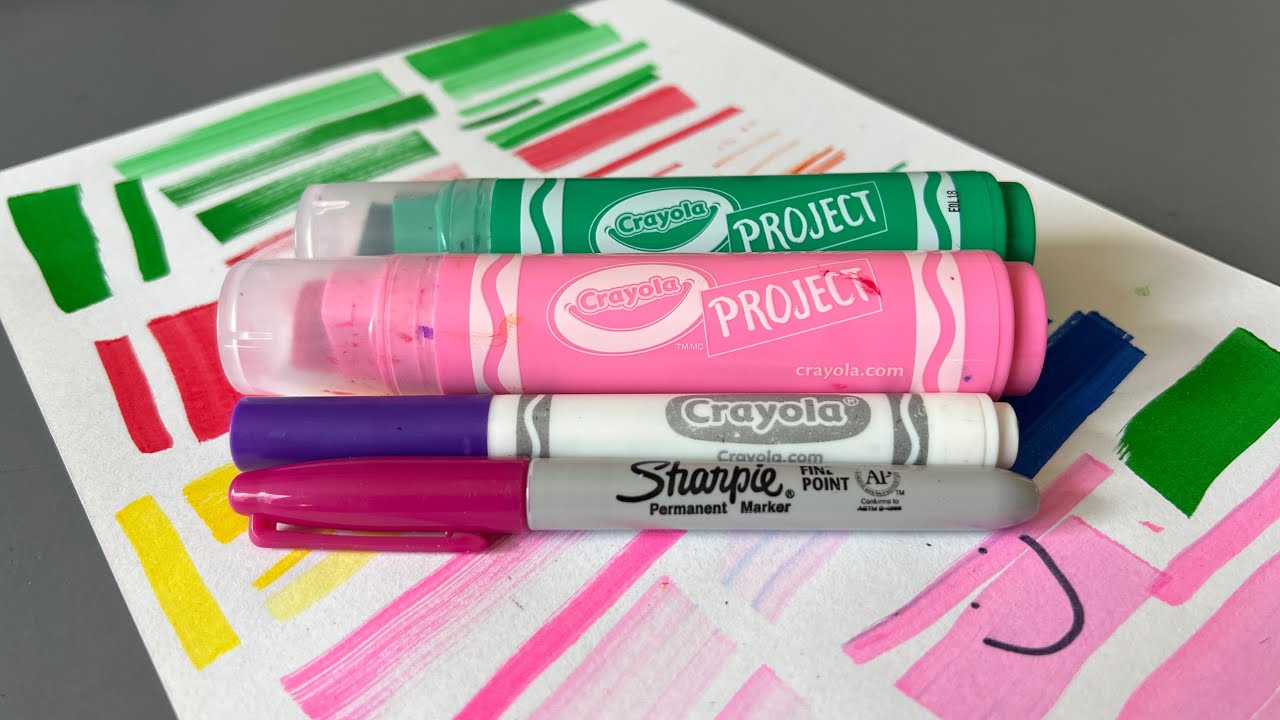 How to Revive a Marker: Sharpie and Crayola Markers