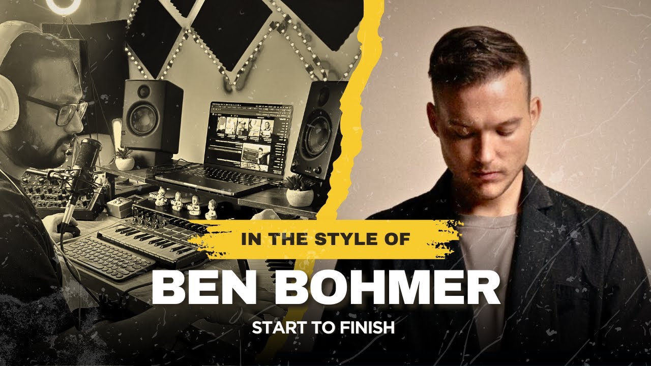 How to make melodic house like Ben Böhmer | Start to finish | Live
