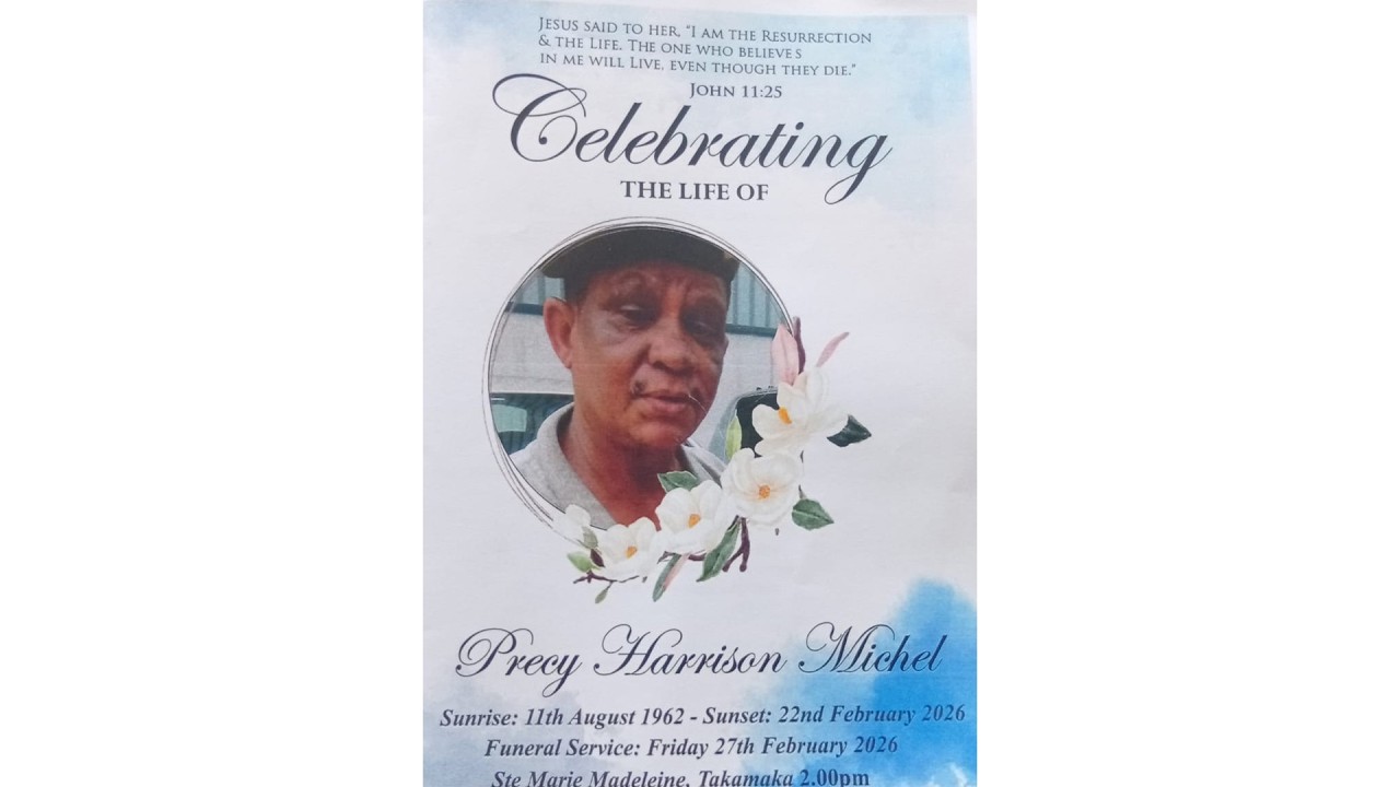 Celebrating The Life Of Percy, Harrison Michel