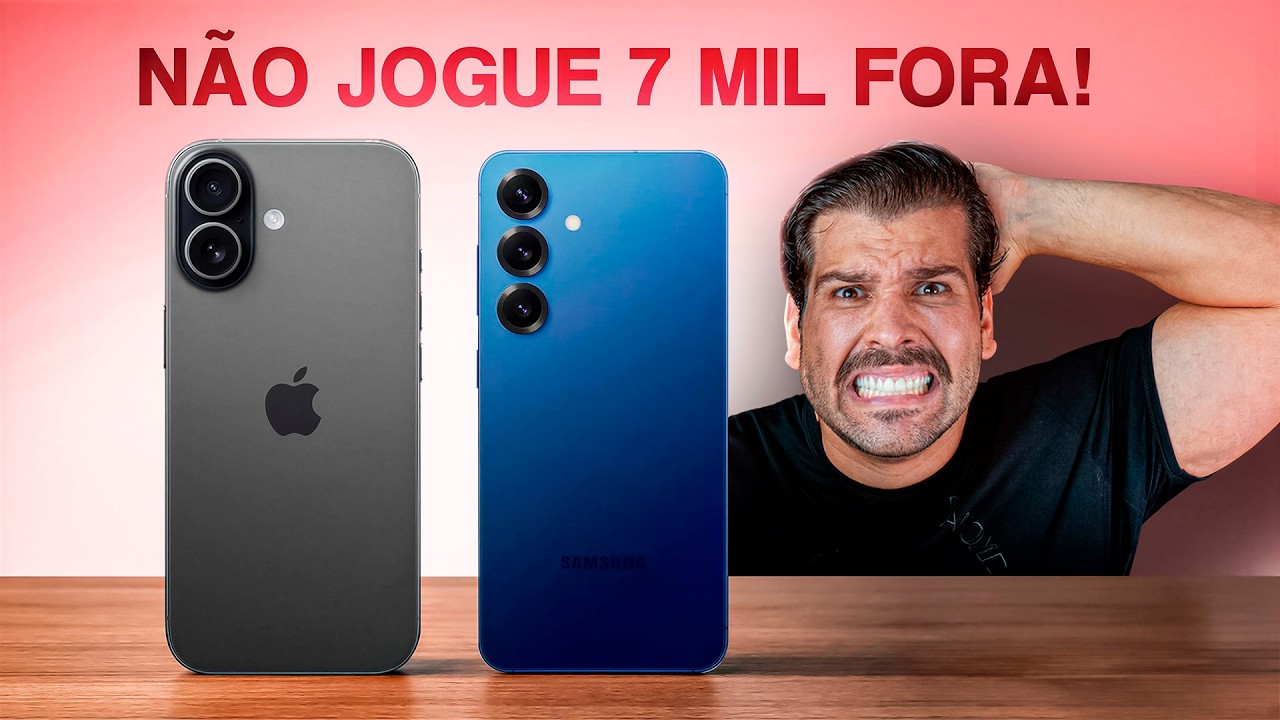 TRISTE! Precisamos Falar do Galaxy S25 e iPhone 17 - Qual VENCE?