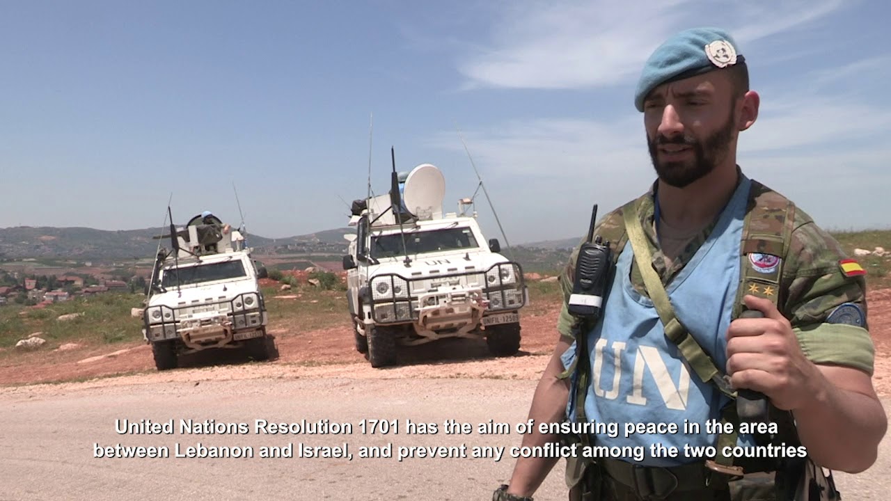 UNIFIL Spanish peacekeepers ensure peace and stability in south-east Lebanon