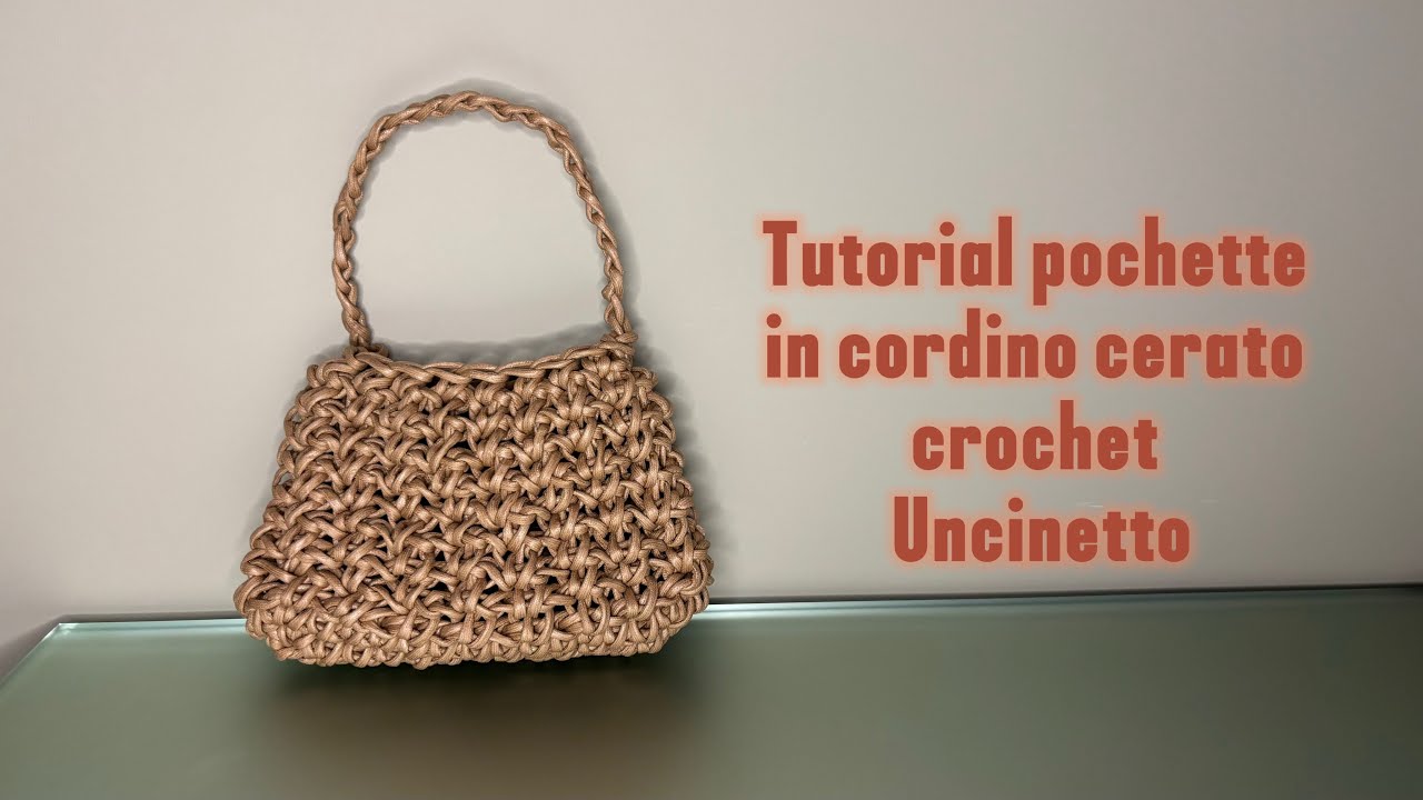 Pochette con cordino cerato @MacrameSpaghetti codice sconto FRAINODI