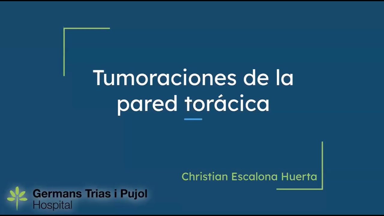 882. Tumoraciones de la pared torácica