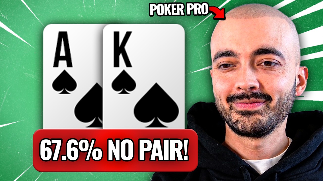 How Do Poker Pros Play AK When They Miss The Flop?