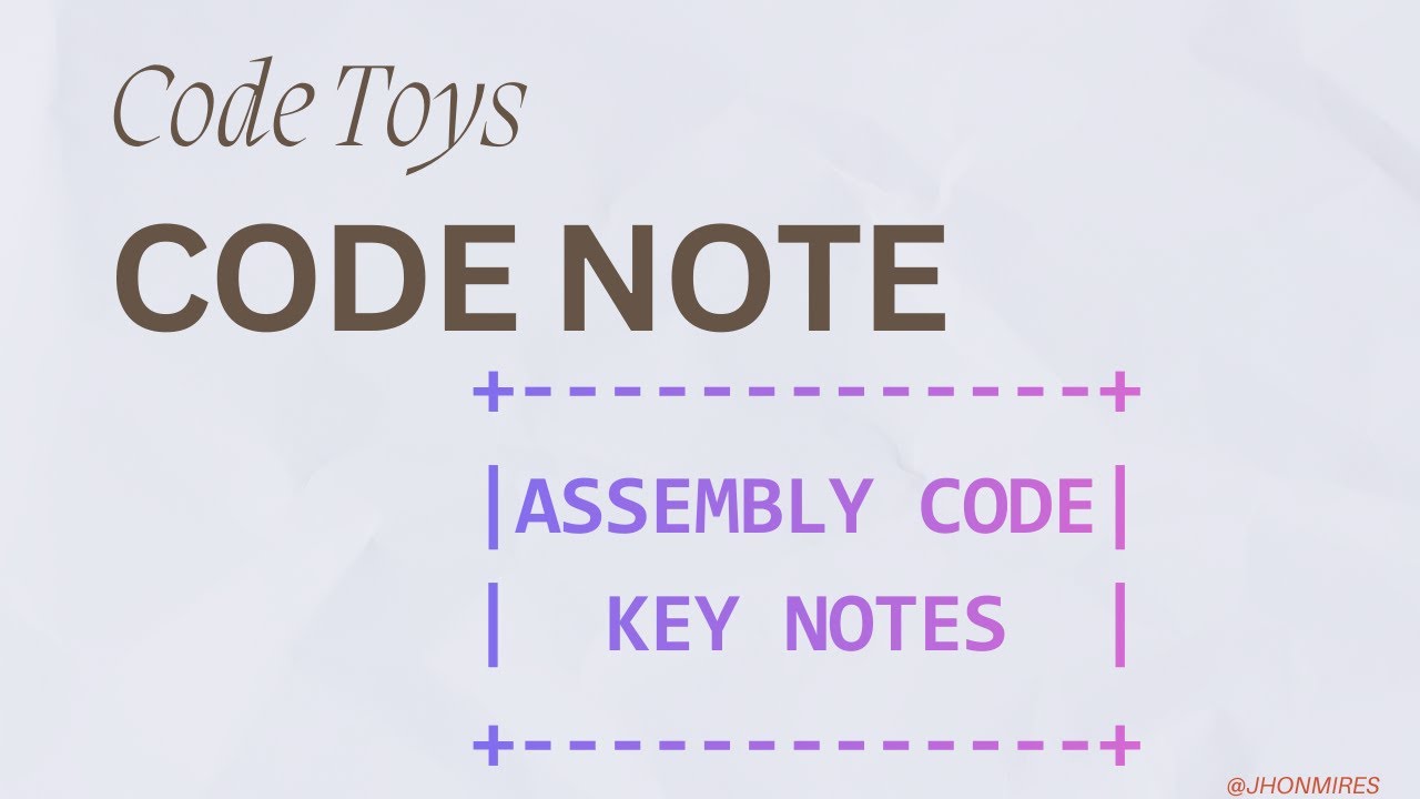 1  - CREAR ASSEMBLY CODE REVIT - CODE NOTE
