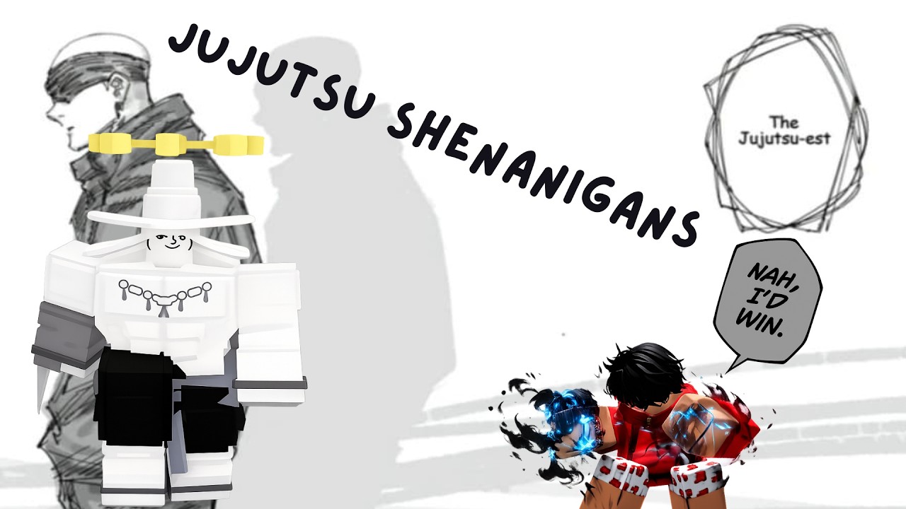 JUJUTSU SHENANIGANS ESTA UM CAOS E PURA DIVERSAO EU ME FERREI MUITO #roblox #robloxgames #minecraft