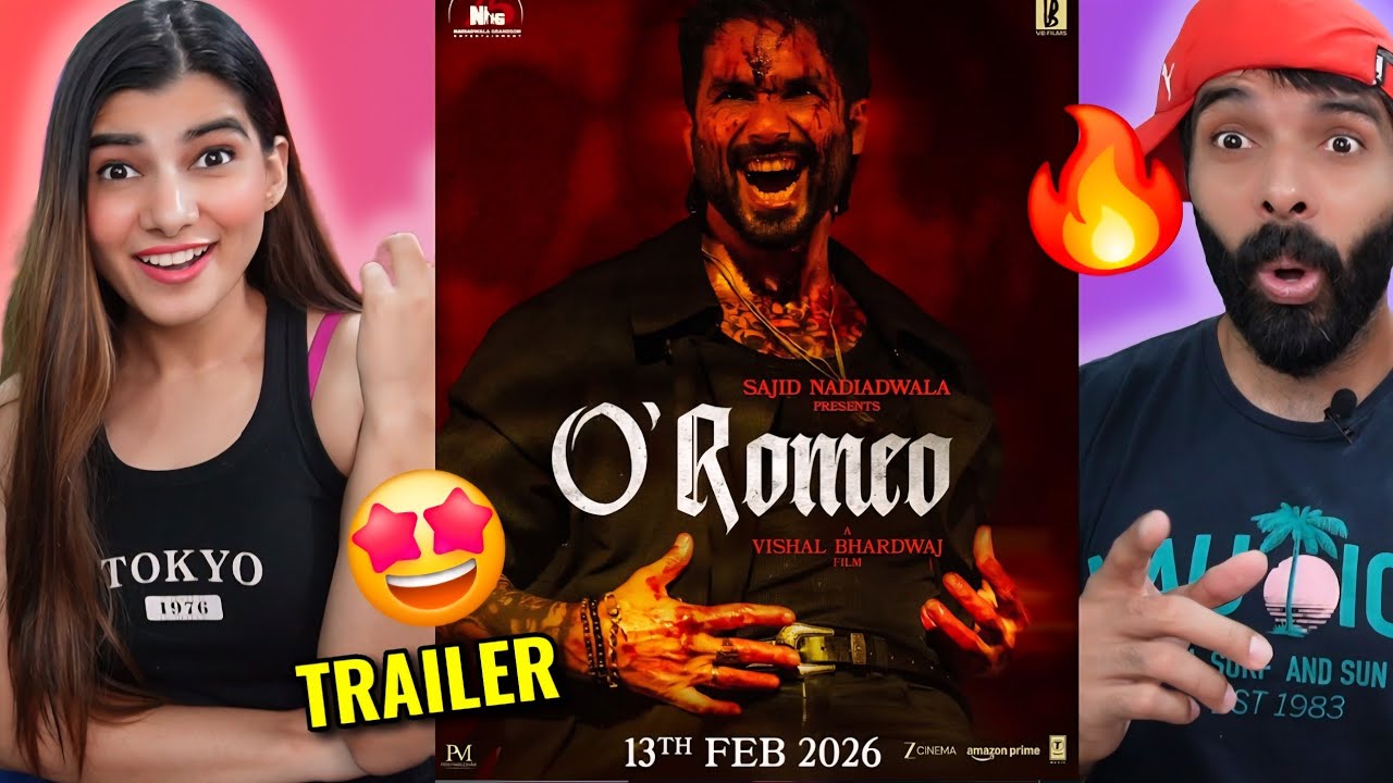 O'Romeo Official Trailer Reaction | Sajid N | Vishal B | Shahid K | Triptii D | Nana P | Avinash T |