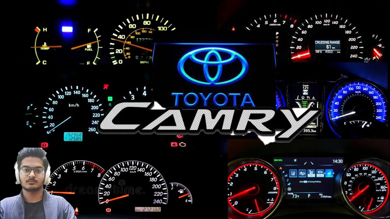1988-2023 Toyota Camry all generation acceleration compilation
