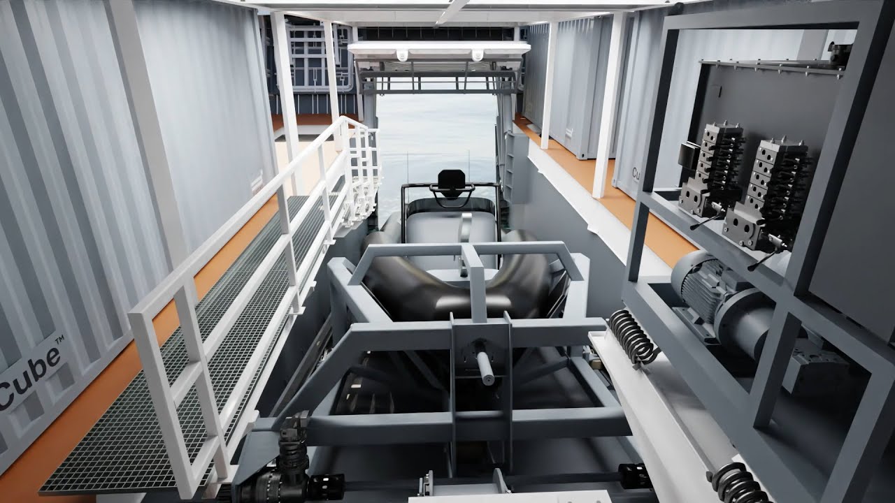 SH Defence Stern door with Boat cradle