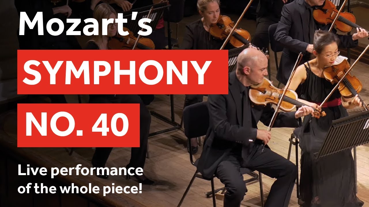 Mozart's Symphony No. 40 – performed live by the London Mozart Players (whole piece)