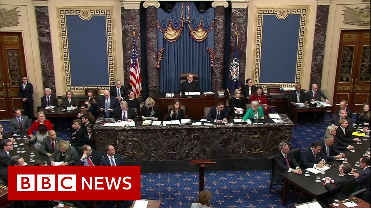 President Trump acquitted in impeachment trial- BBC News