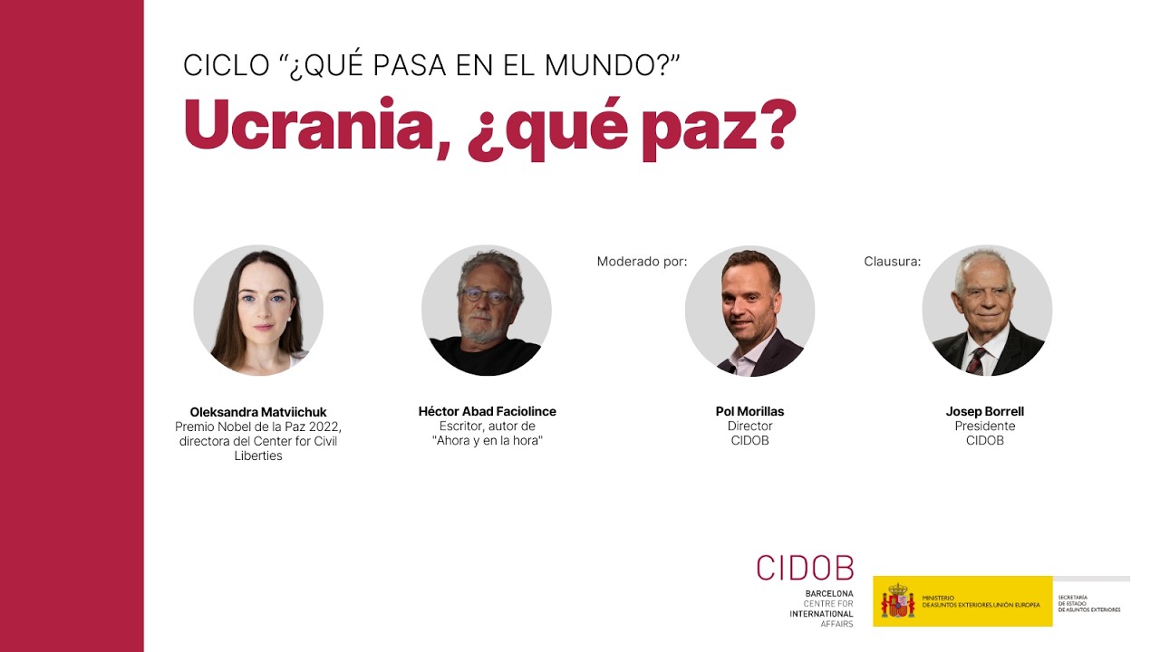 Ciclo “¿Qué pasa en el mundo?” Ucrania, ¿qué paz?