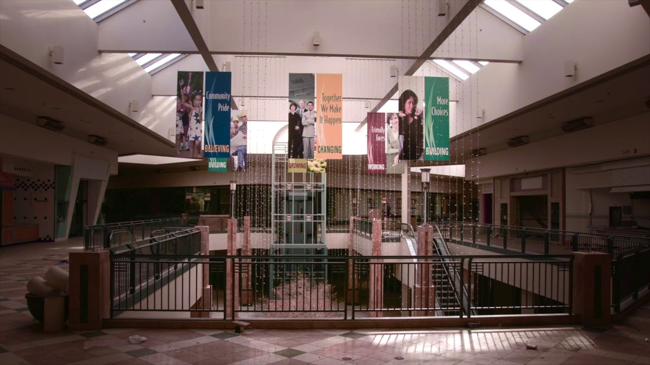 Hey Kids by Molina but it's playing in an empty shopping mall