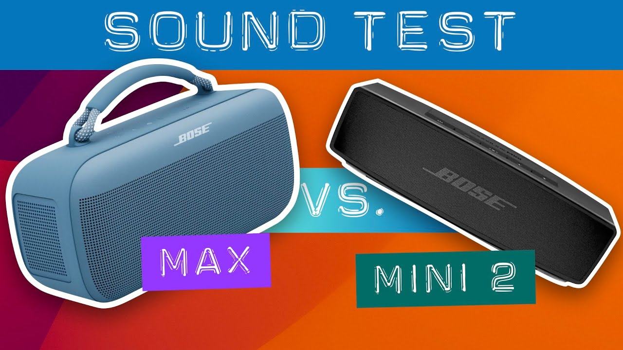 Bose SoundLink Max vs. Bose SoundLink Mini 2 SE. Sound test.