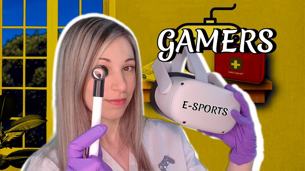 🎮Médico de GAMERS ( eSport ) | Limpieza de OJOS Realista | SusurrosdelSurr Roleplay | ASMR Español