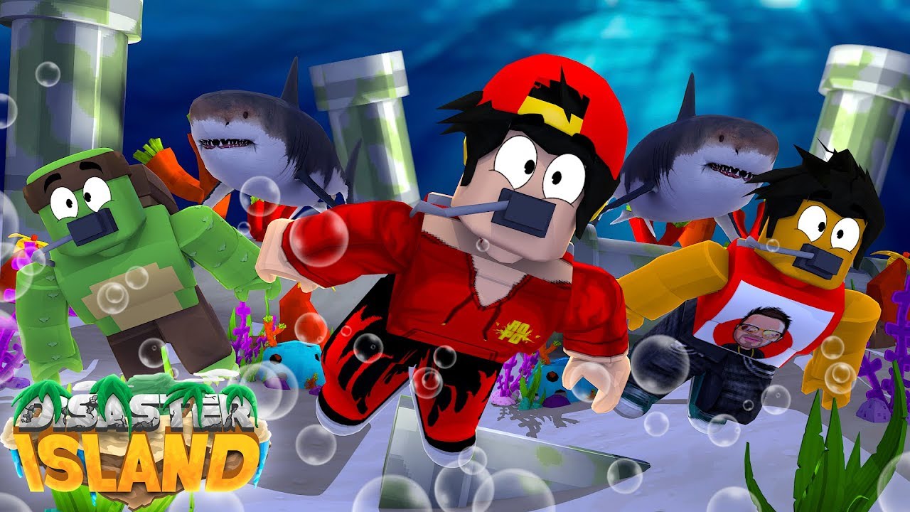 ROBLOX - SHARK ATTACK ON DISASTER ISLAND!!
