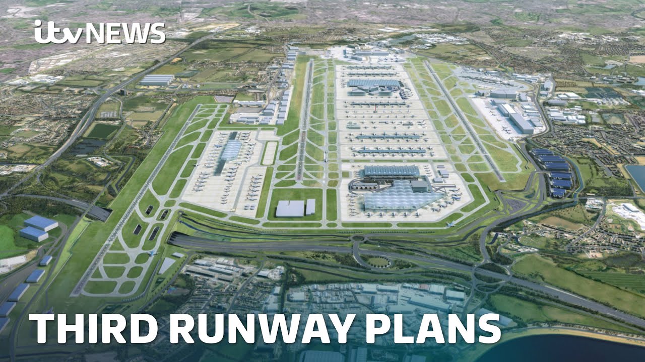 Heathrow reveals plans for third runway and says it can build it within a decade | ITV News