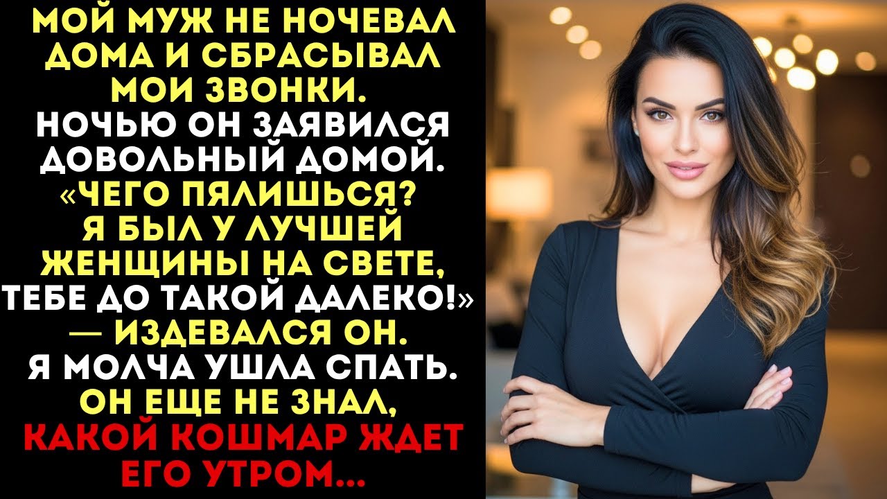 «Я был у лучшей женщины на свете!» — издевался муж. Но он не знал, какой кошмар ждет его утром...