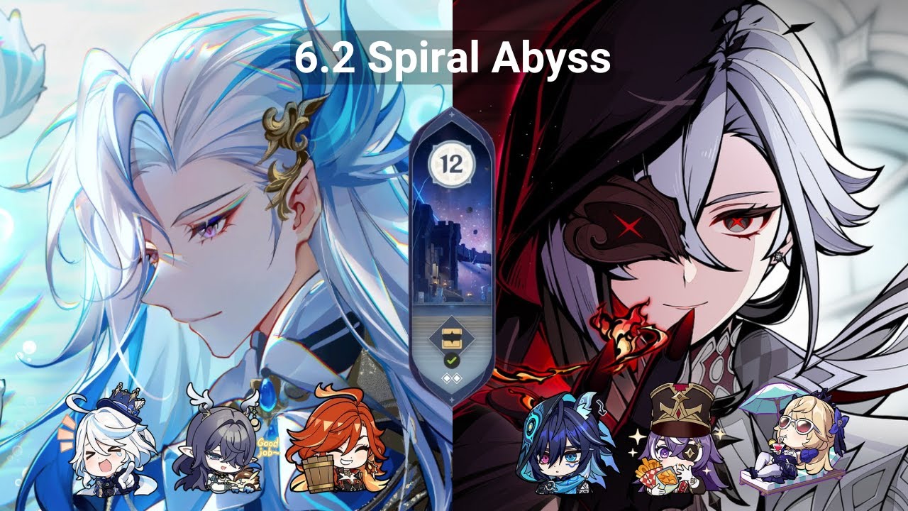 6.2 Spiral Abyss | C0 Neuvilette Burgeon & C0 Arlecchino Overload | Genshin Impact
