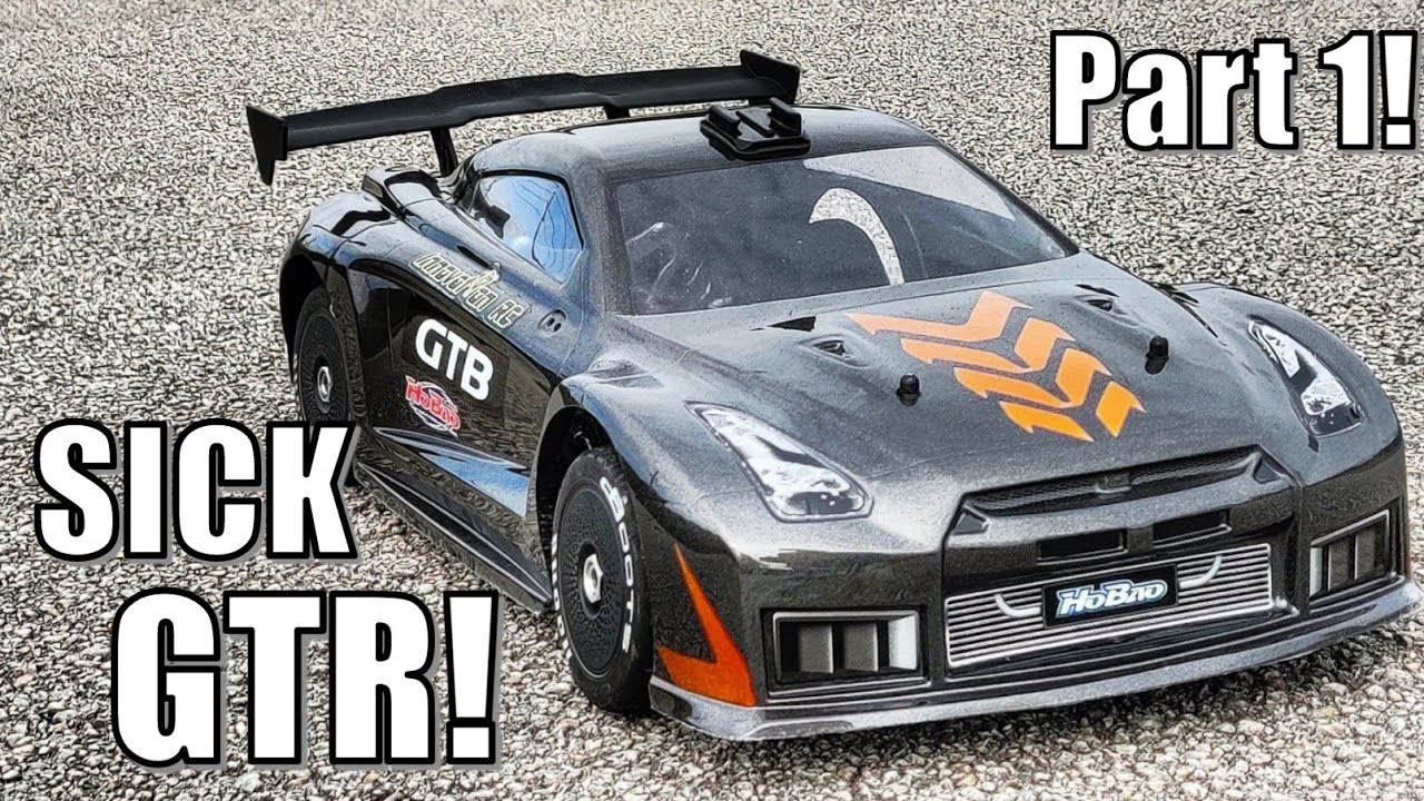 Part 1! THIS Car is SWEET! HOBAO GTB GTR 1st Run and Speed test!