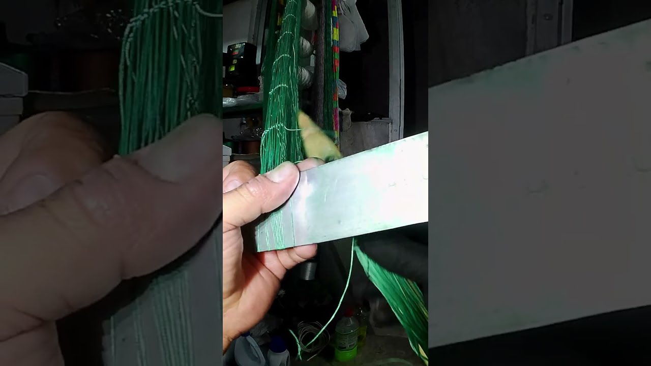 como hacer aumentos en atarraya de pesca de ojo grande