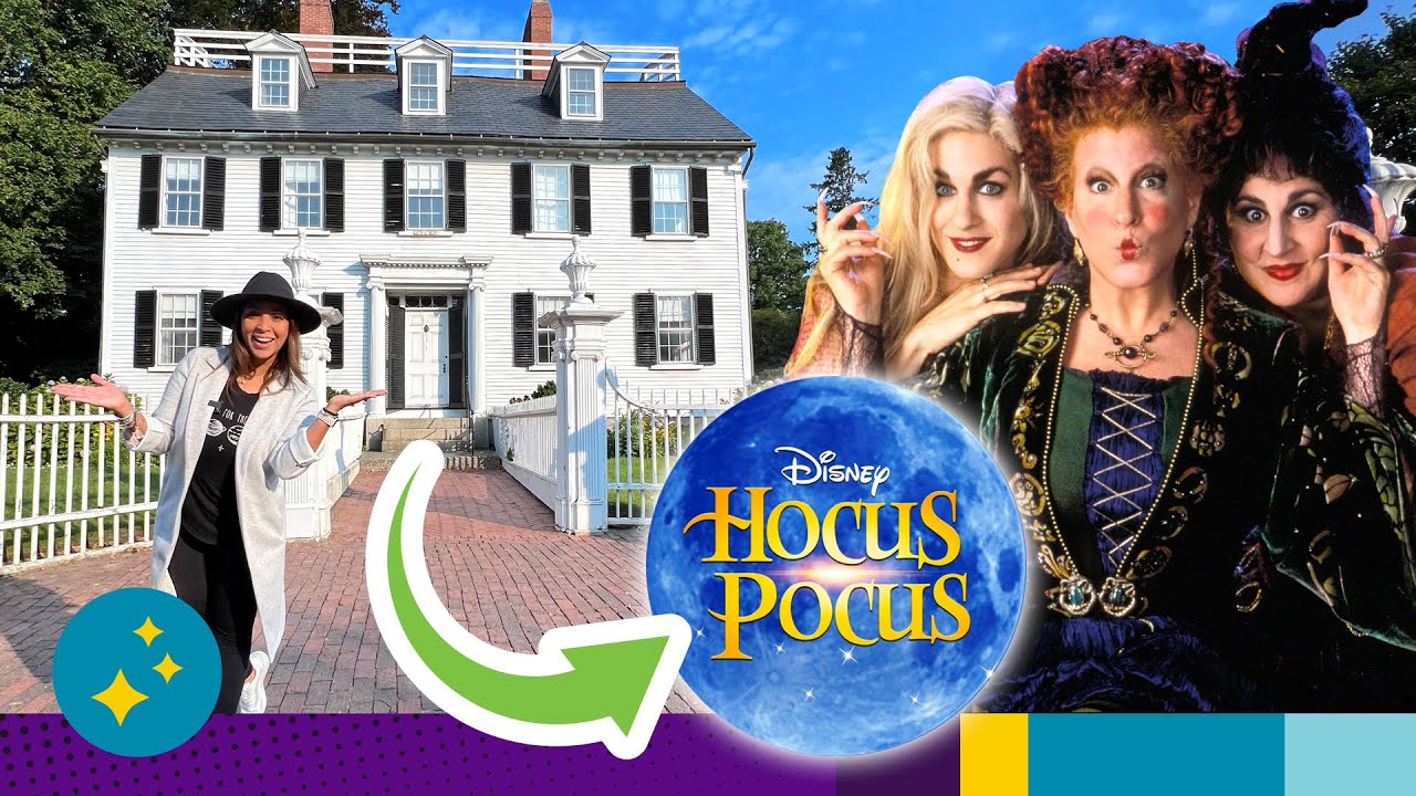 🤩 Fuimos donde grabaron HOCUS POCUS de Disney! 🔮 TODAS las locaciones en SALEM, Massachusetts