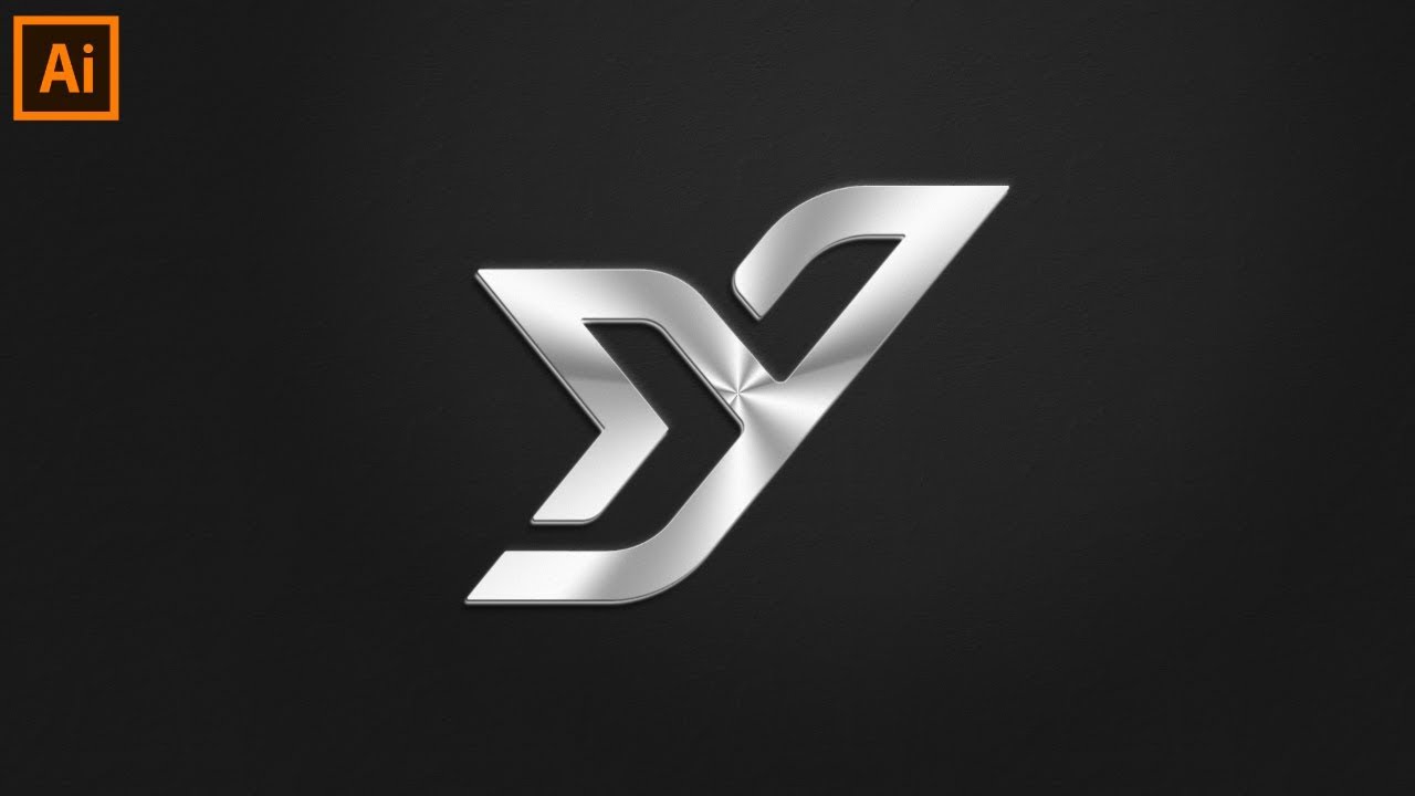 Letter Y Logo In Illustrator // Professional Logo Design letter ( Y )