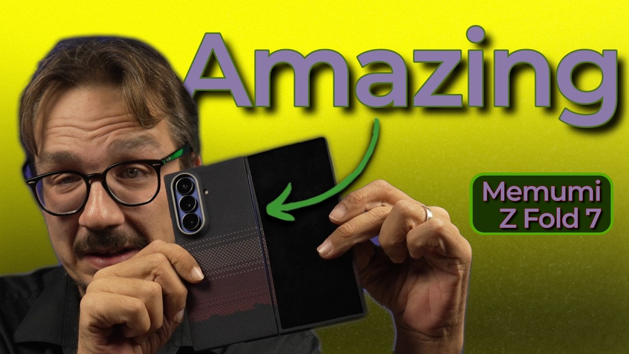 This Z Fold 7 Case Surprised Me | Memumi Carbon Fiber Design