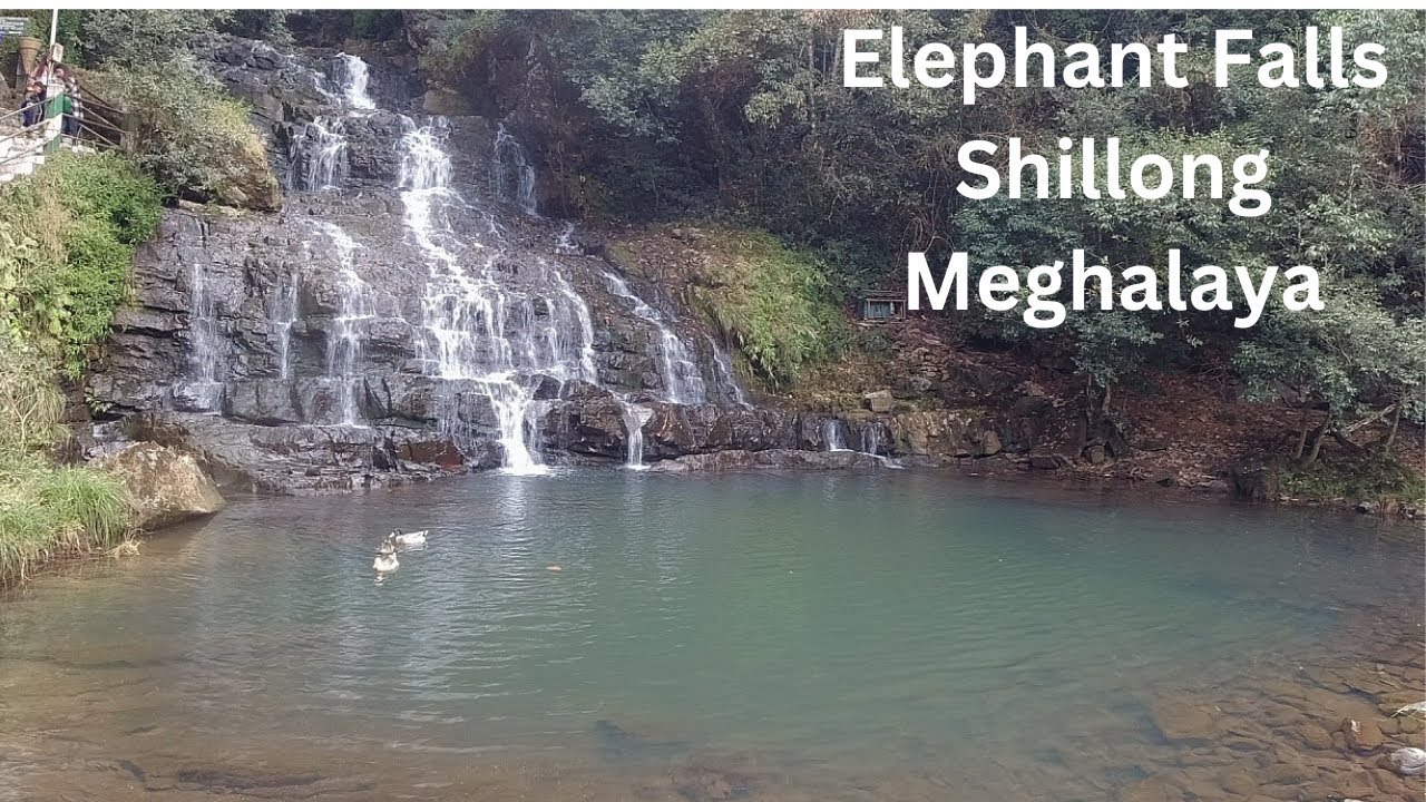 Elephant Falls, Upper Shillong, Meghalaya, India...