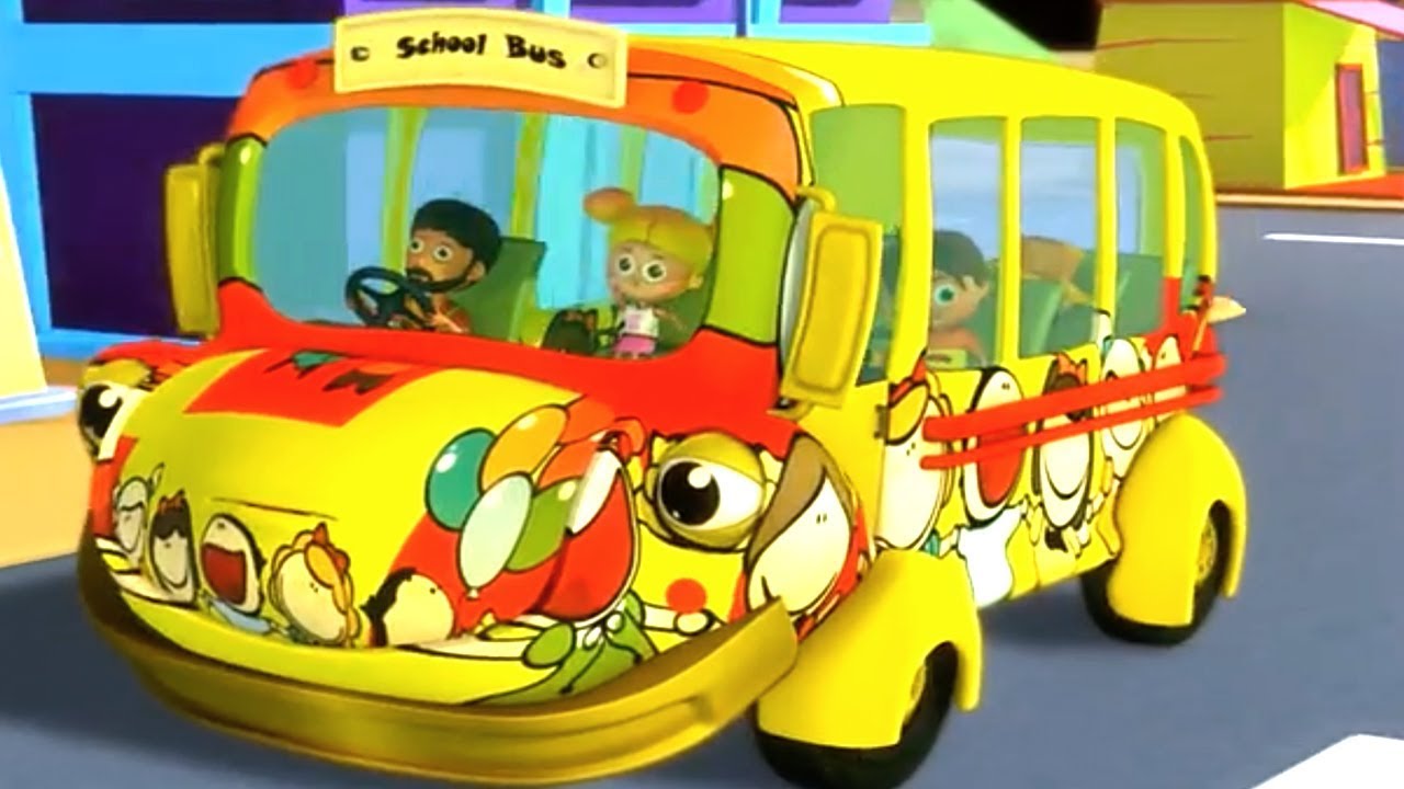 The Wheels On The Bus Goes Round and Round | Nursery Rhymes For Kids
