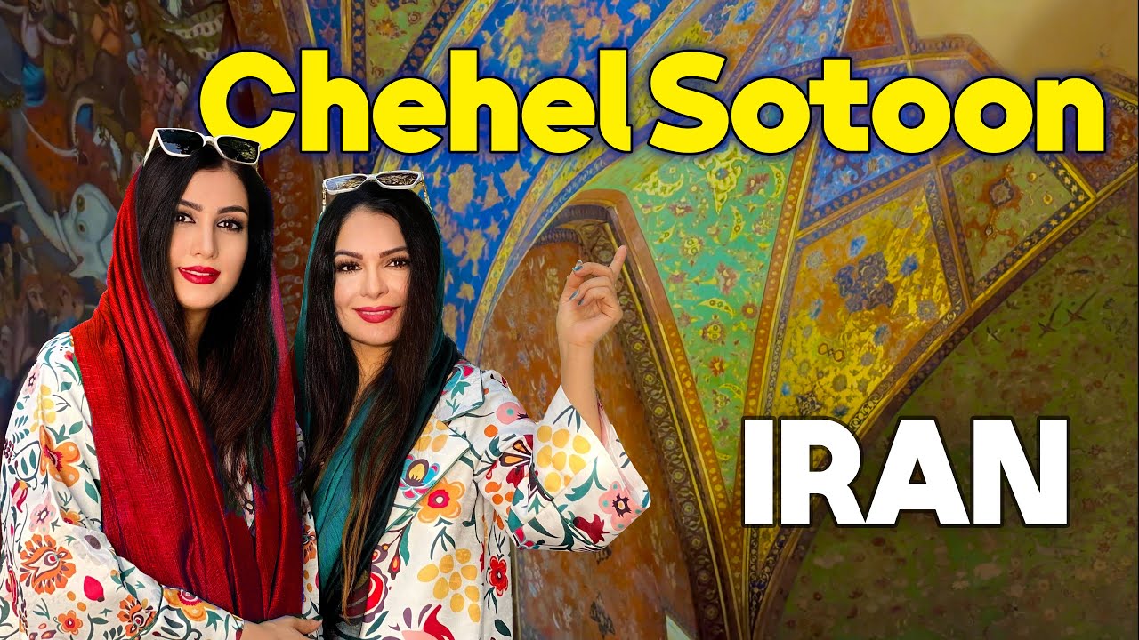 🇮🇷 Iran, Isfahan, Chehel Sotoon Palace ( Throne Hall, Mirror Hall & Porches ), UNESCO Site, 4K HDR