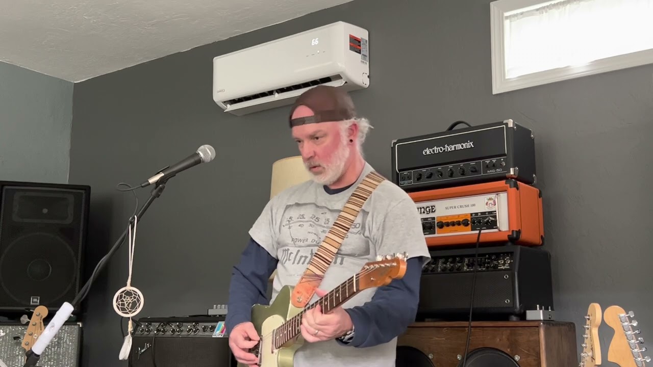 Orange Super Crush 100 Head - 64/65 Transition Telecaster Clone - Blues Jam