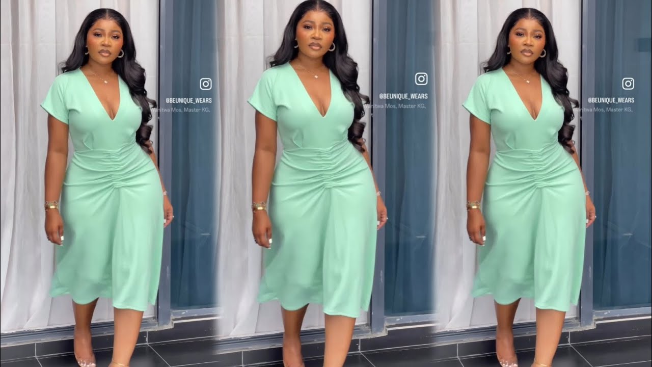 How to Cut and Sew a Beginner Friendly Flare Dress / A-Shaded Flare Dress with Drape