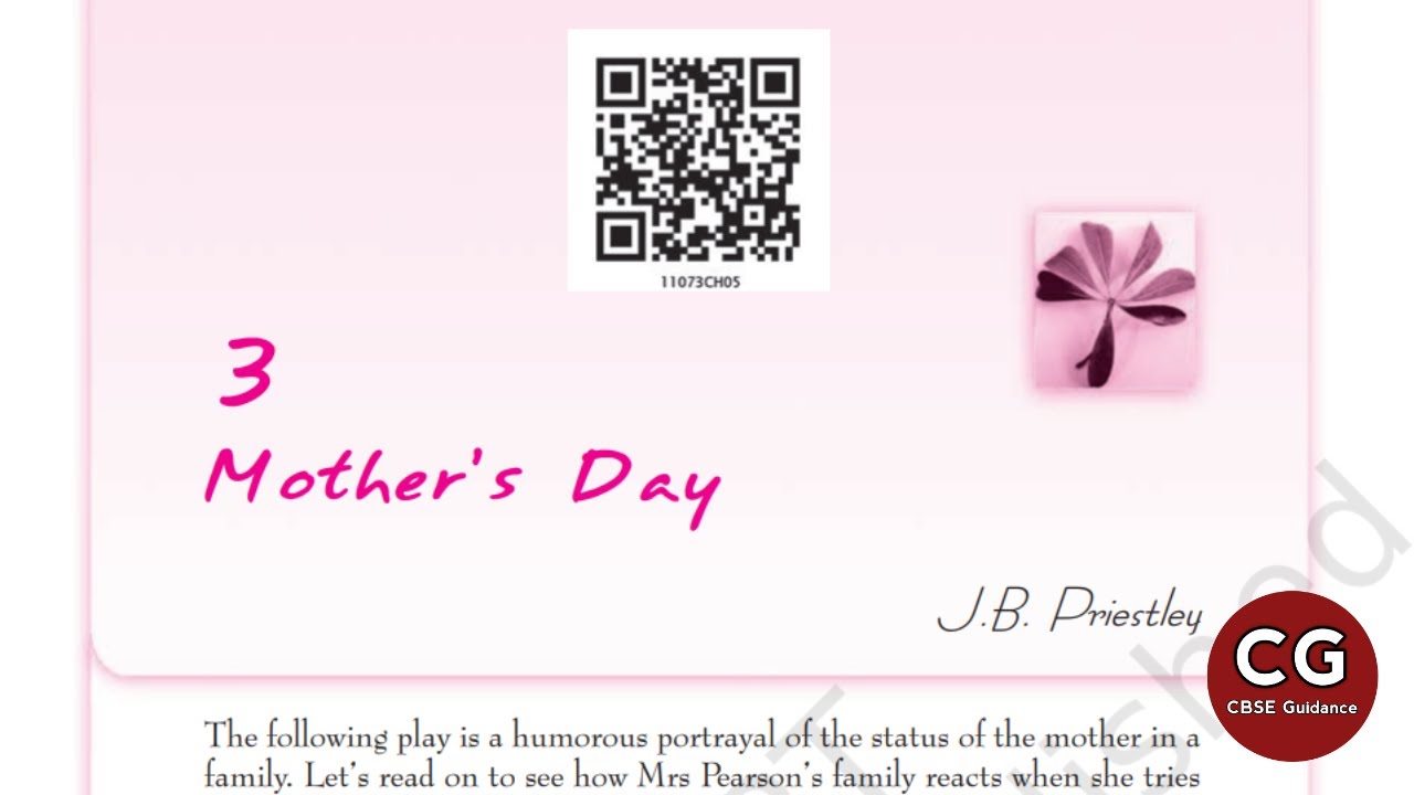 Mother's Day Class 11 English - Master the Text