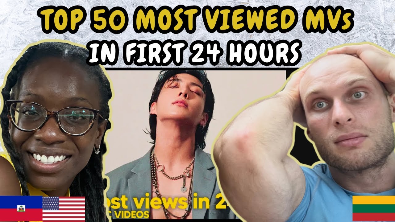 REACTION TO Top 50 Most Viewed Music Videos in First 24 Hours // September 2024 Update