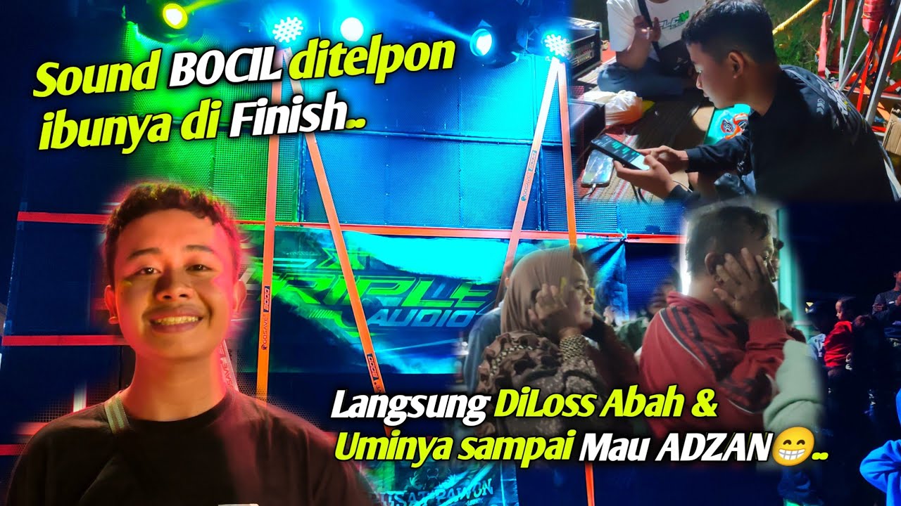 Sound bocil kota Malang finish dipantau langsung WONG PUSAT (Abah & umi-nya) malah begini jadinya😂
