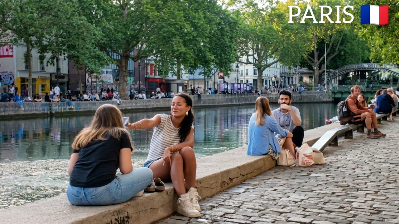 Real Time Walking Tour Paris - Canal Saint-Martin & Pl. de la R&eacute;publique
