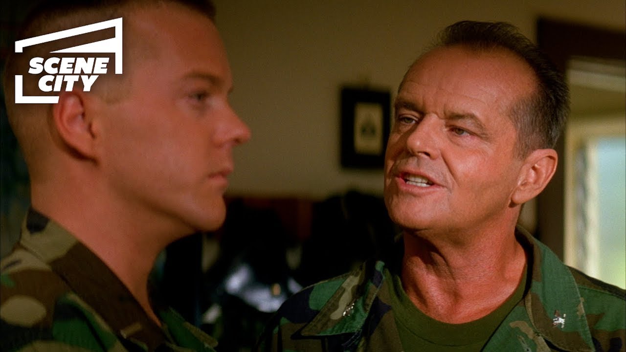 Cuestión de Honor: Jessup Amenaza a Kendrick (Jack Nicholson, Kiefer Sutherland)