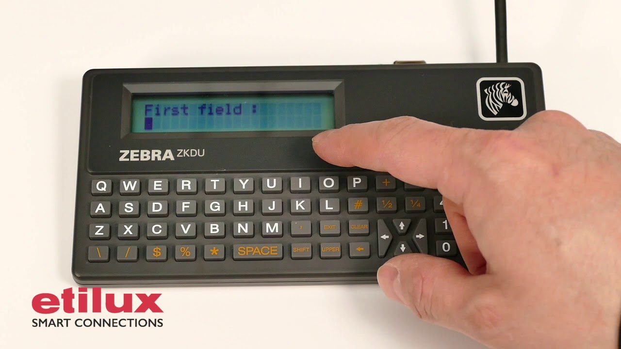 Demo Zebra ZD620 Printer w/ Keyboard