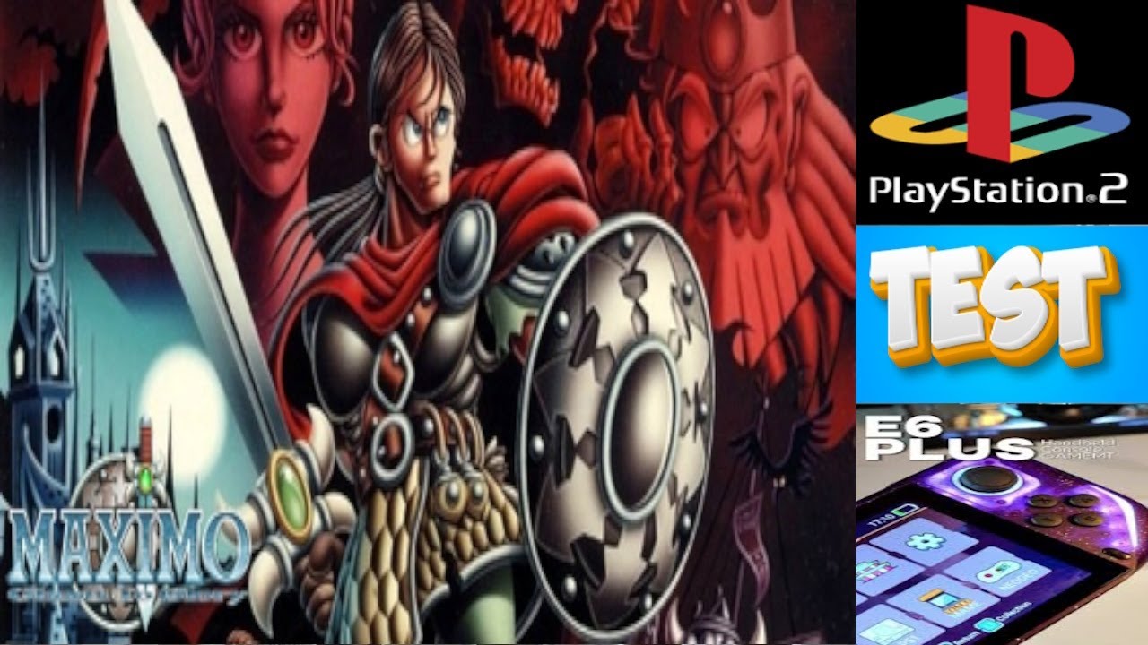 PS2 Maximo Ghosts and Glory GAMEMT E6 plus