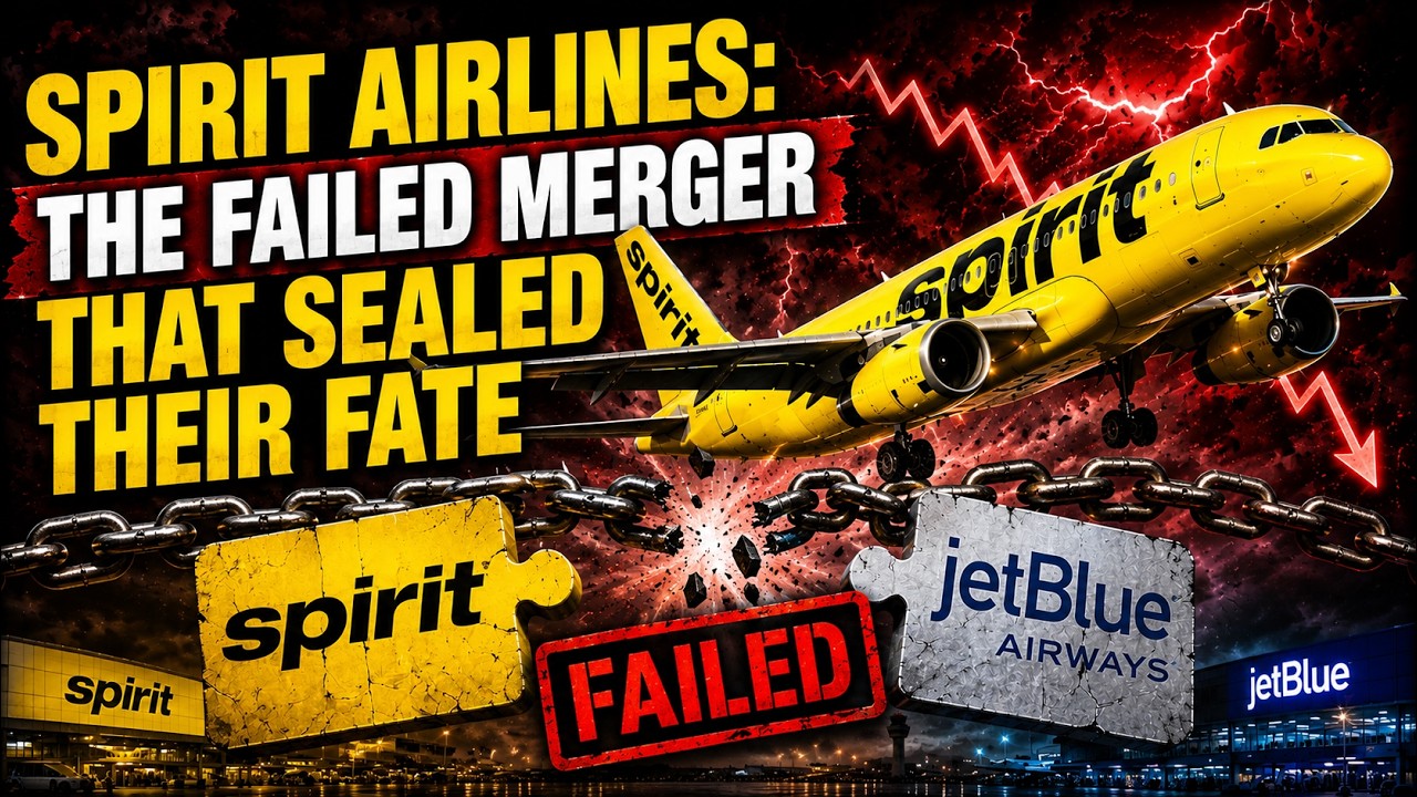 The $3.8B Mistake: Why Spirit Airlines Collapsed #spiritairlines #youtubeshorts #youtube #viral