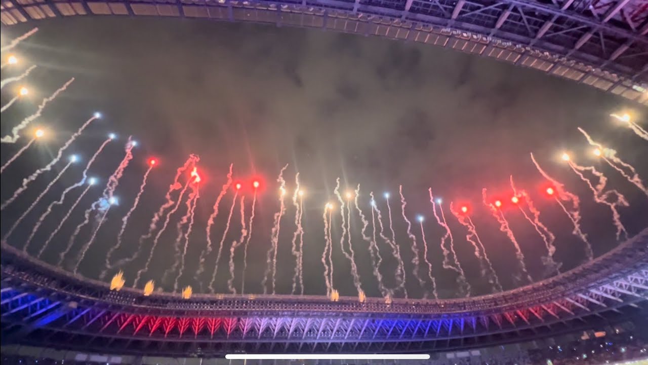 国立ホーム16年振り、マリノス真夏の宴！SHOW THE TRICOLORE&選手入場！(2024.8.24)