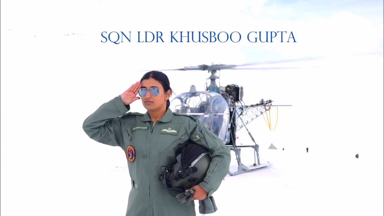 Sqn Ldr Khusboo Gupta : First IAF Women Pilot to fly in Siachen Glacier.