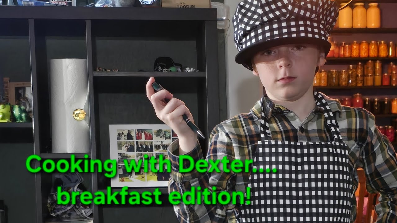 Cooking with Dexter.... breakfast edition!  #meals #cooking #eggs 