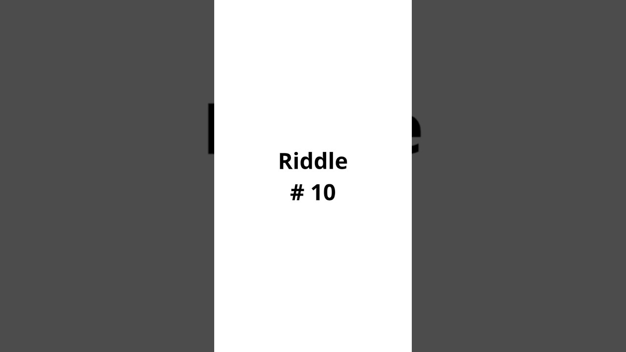 Word Puzzles #10: This Riddle Breaks Itself 🤯 (The Power of Nothing)
