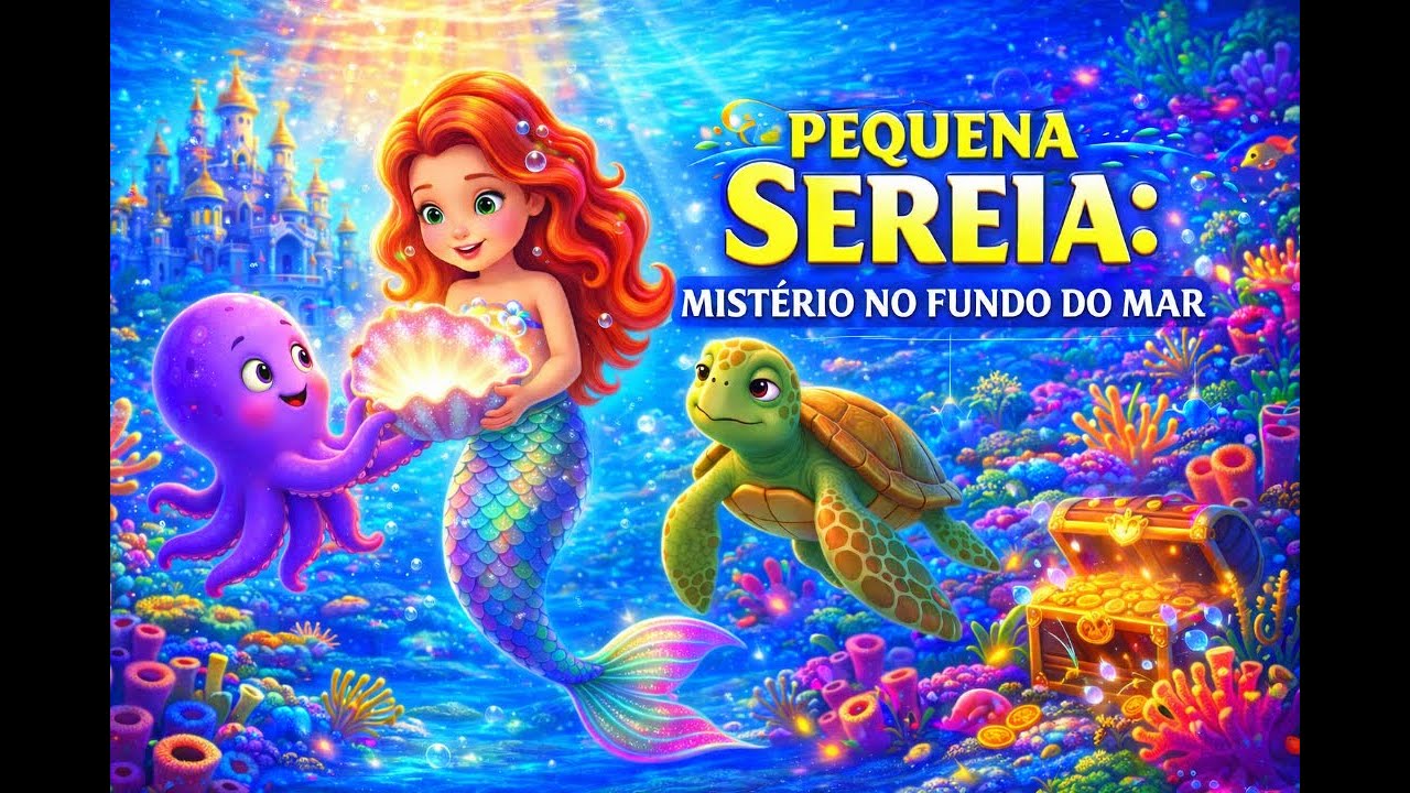 A Pequena Sereia e a Concha Mágica do Fundo do Mar